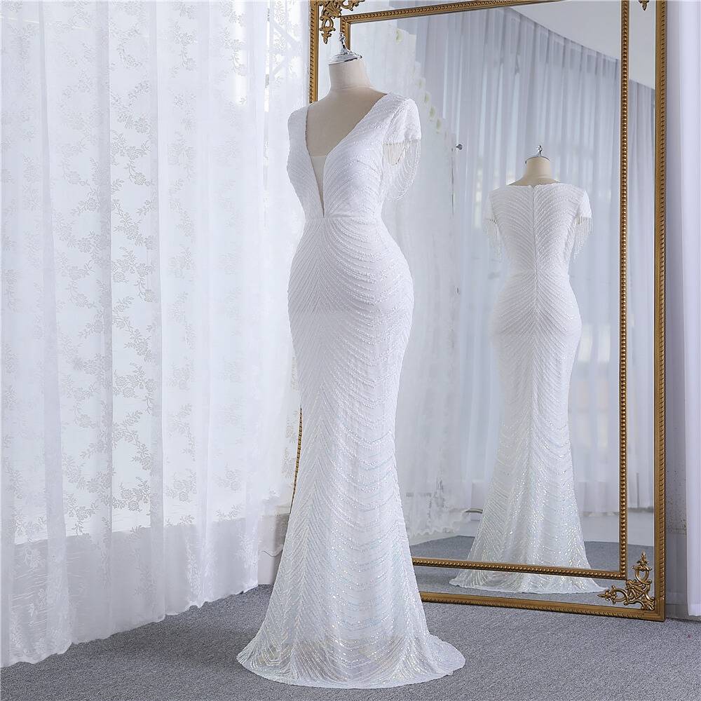 5 Svečana obleka Londyn s perlami