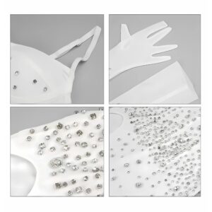 Vecerna bela obleka s kristali Ariana (5)