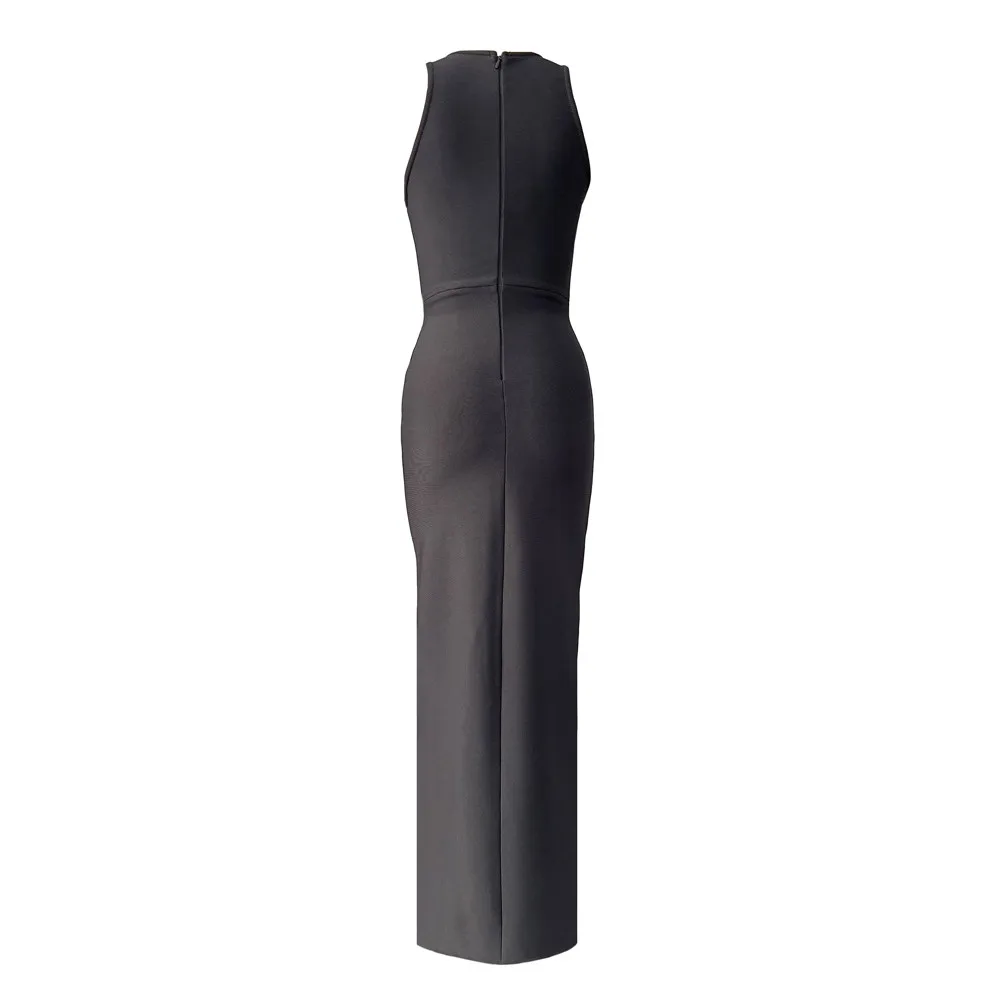 Women Fashion Pearl Bandage Dres Ženska modna obleka iz biserov v bandajskem stilu
